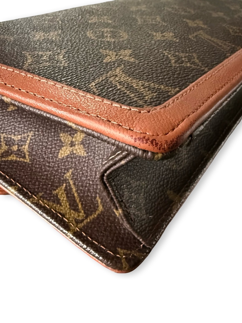 Louis Vuitton Monogram Pochette Dame GM Vintage Crossbody Clutch Bag 1988 - Picture 14 of 16